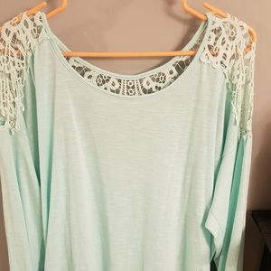 Vanity crochet back top